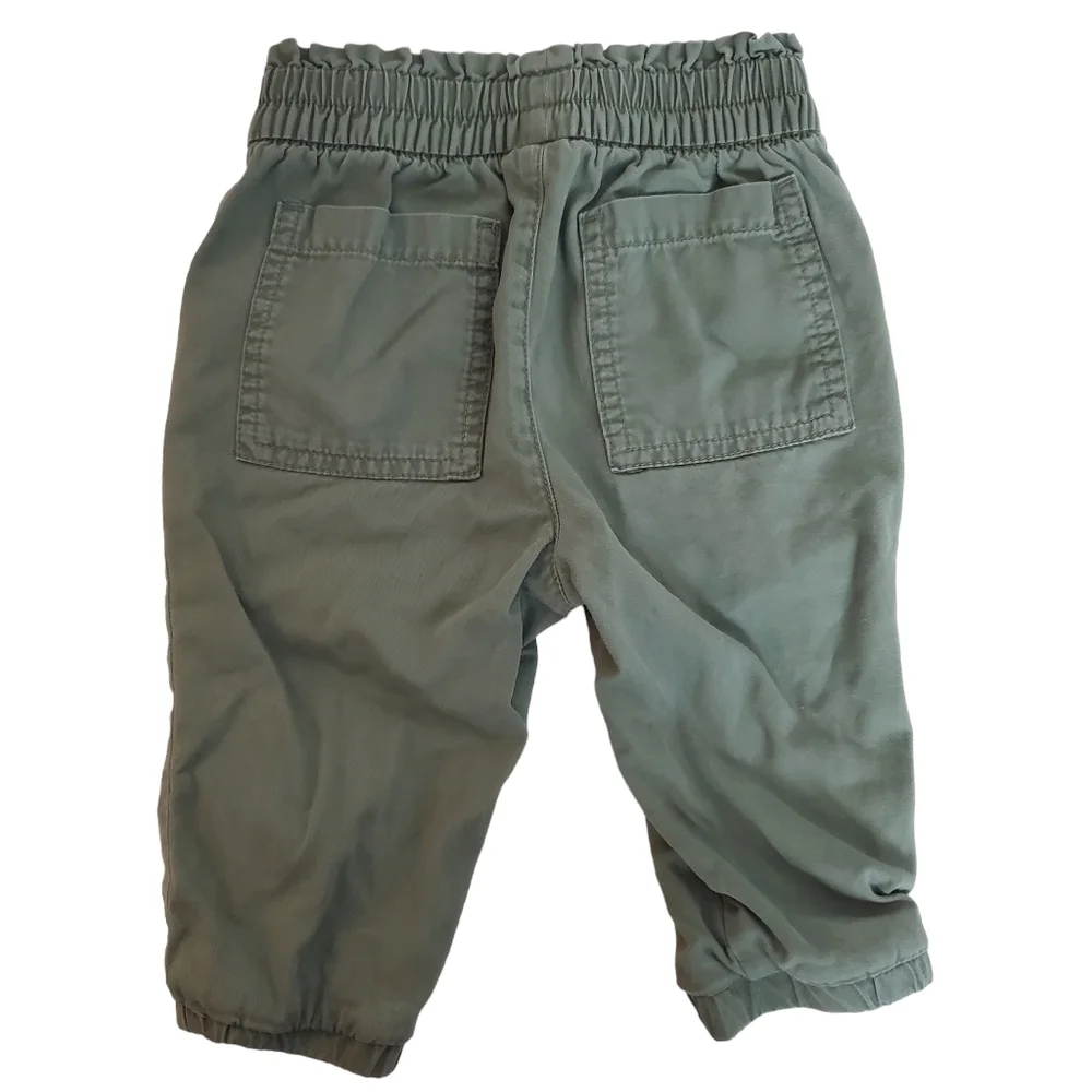 GAP Cargo Joggers Toddler 12-18 mo Desert Cactus Pull‎ on Pockets